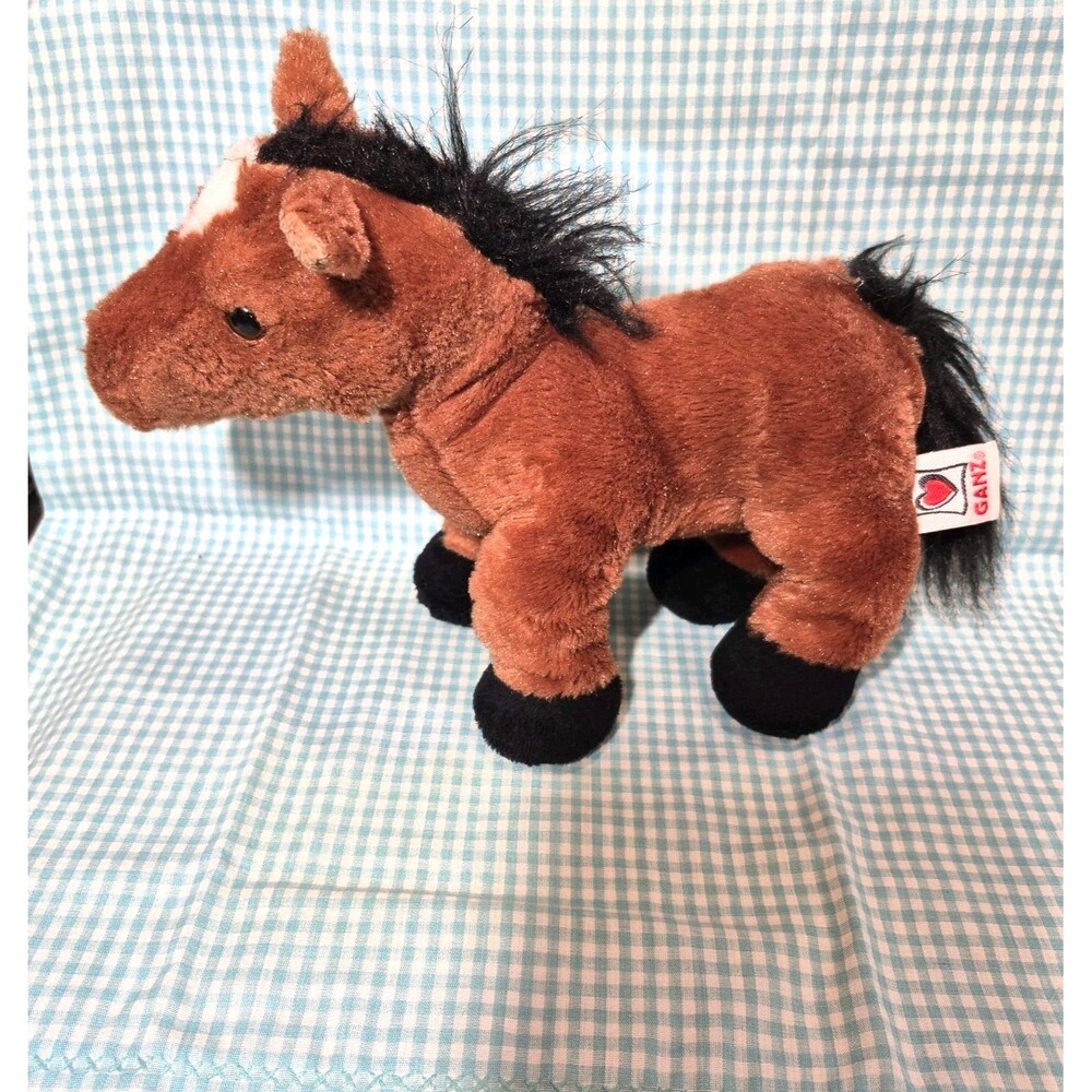 Webkinz Brown Arabian HM101 Horse Sealed Code Tag Attached PC Interactive Toy